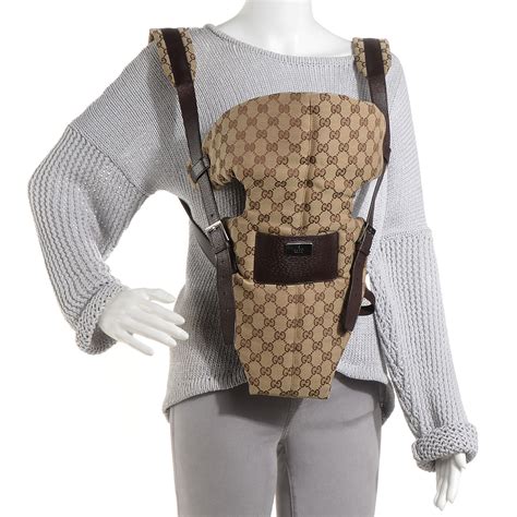 gucci baby carrier used|gucci diaper bag for less.